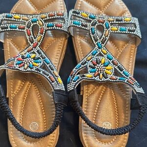 Beaded sandals